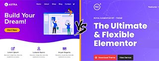 Astra vs Royal Elementor comparison [2025]