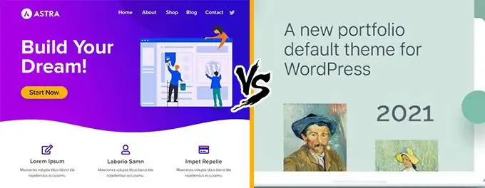 Astra vs Twenty Twenty-One comparison Astra vs Twenty Twenty-One