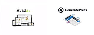 Avada vs Generatepress comparison [2025]