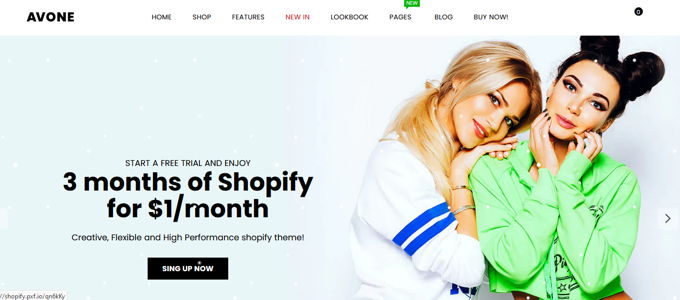 Avone Best Shopify Themes [2025]