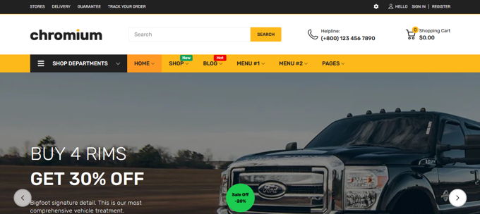 Chromium Best Shopify Themes [2025]