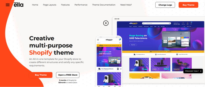 Ella Best Shopify Themes [2025]