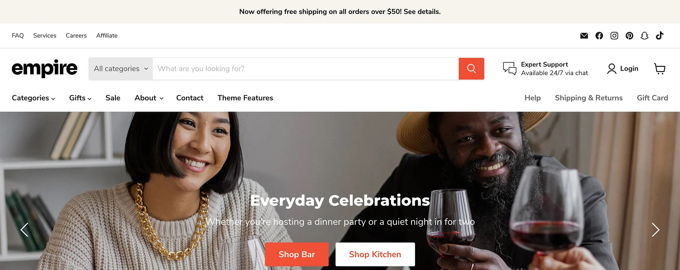 Empire Best Shopify Themes [2025]