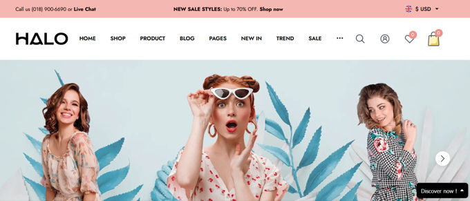 Halo Best Shopify Themes [2025]