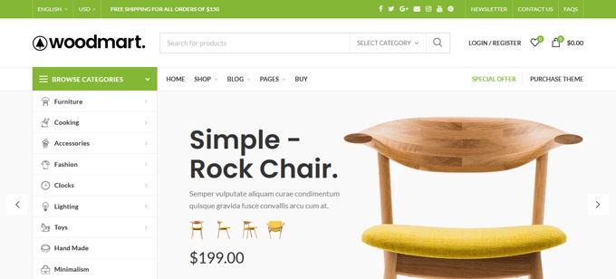 Woodmart Best Shopify Themes [2025]