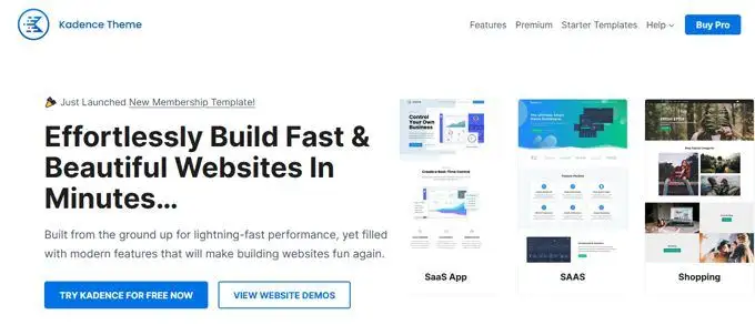 最佳 WordPress 主题 Kadence
