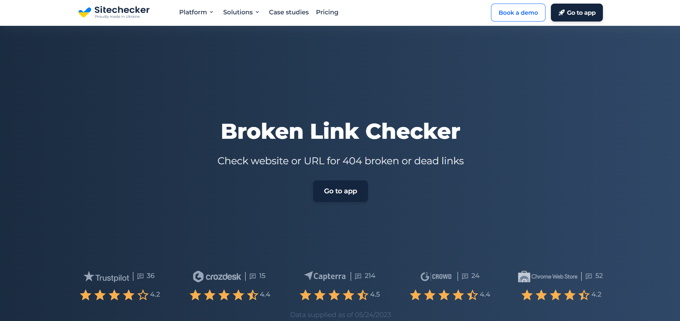 Broken Link Checker by Sitechecker