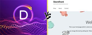 Divi vs Storefront themes comparison [2025]