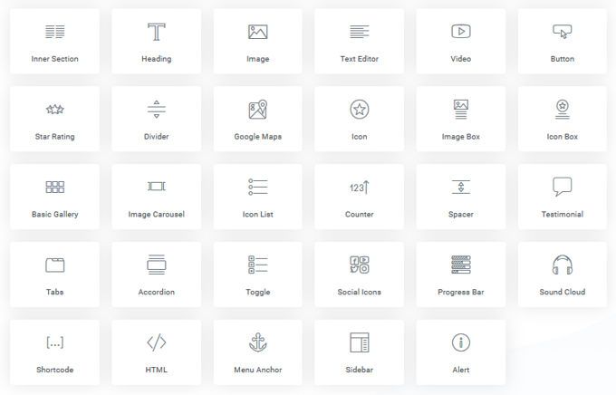 Elementor basic elements Elementor basic elements