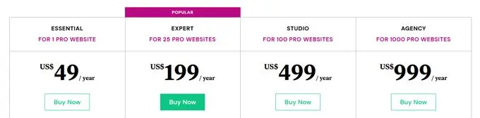 Elementor pricing Elementor pricing