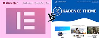 Elementor vs Kadence comparison [2025]