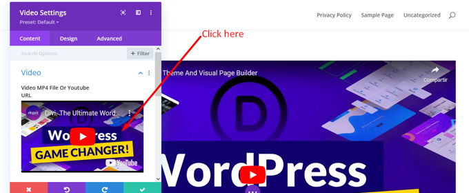 Embedding Youtube videos in Wordpress Divi Embedding Youtube videos in Wordpress Divi
