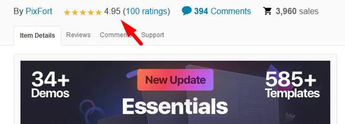 Essentials Theme review ratings