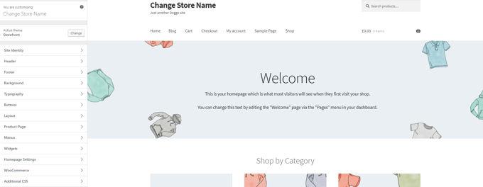 Best free Woocommerce themes Storefront