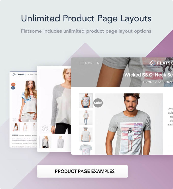 Flatsome Woocommerce unlimited product page layouts