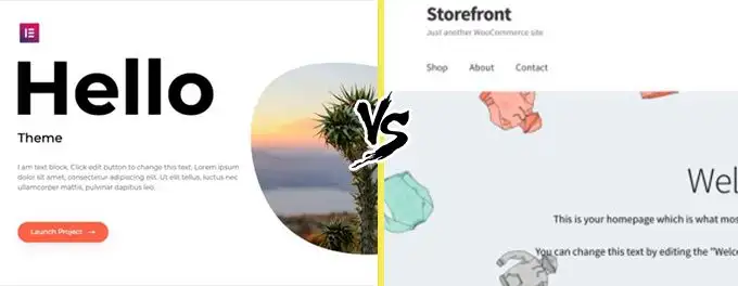 Hello vs Storefront