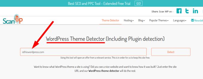 How to tell if a site is Wordpress Scan-WP