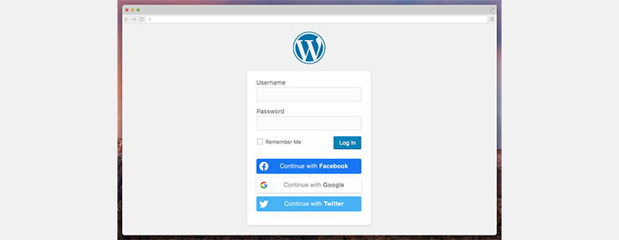 How to log into Wordpress Social Login