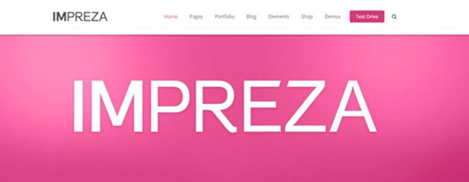 最佳 WordPress 主题 Impreza