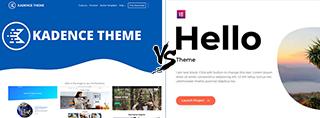 Kadence vs Hello Theme comparison [2025]