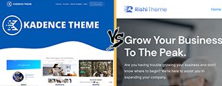 Kadence vs Rishi Theme comparison [2025]