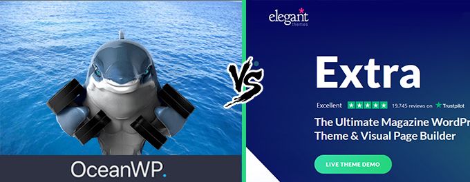 Ocean-WP vs Extra Ocean-WP vs Extra