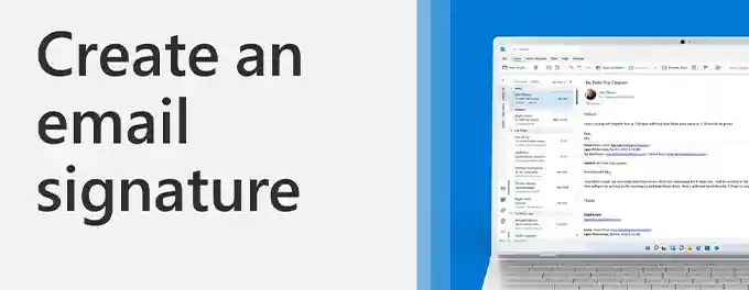 How Create Email Signature in Outlook