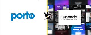 Porto vs Uncode Theme comparison [2025]