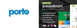 Porto vs Woodmart Theme comparison [2025]