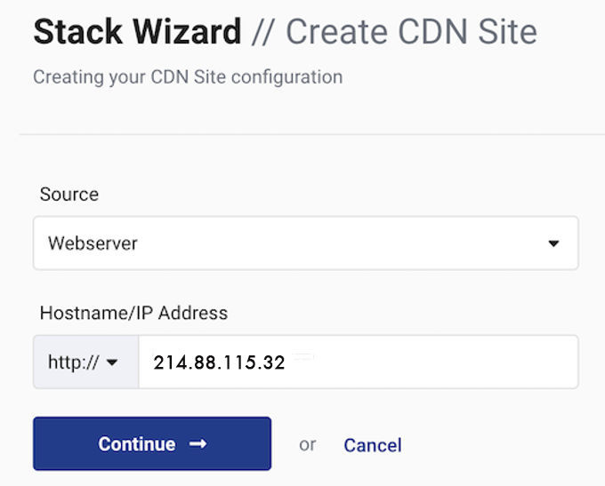 Stackpath IP-address