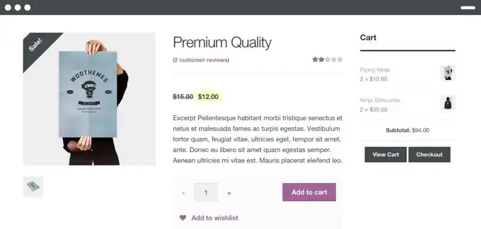 Storefront theme shop layout example 1