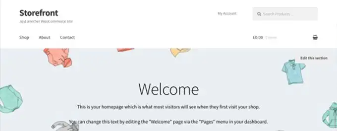 Overview of Storefront WordPress theme features