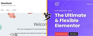 Royal Elementor vs Storefront [2025]