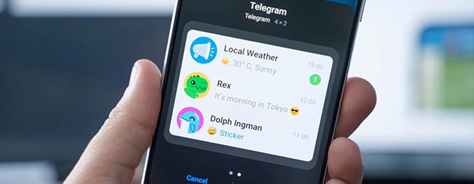 Making the Most of Telegram Widgets - Android & iPhone Using Telegram Widgets on Android & iPhone Effectively
