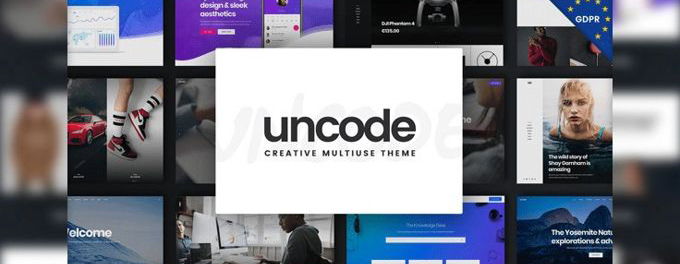 最好的 WordPress 主题 Uncode