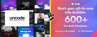 Uncode vs Hub Theme comparison [2025]