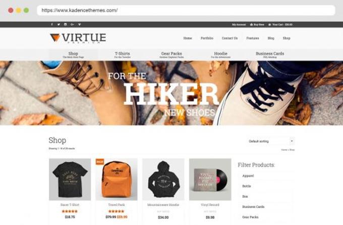 Virtue review webshops Virtue Theme review webshops