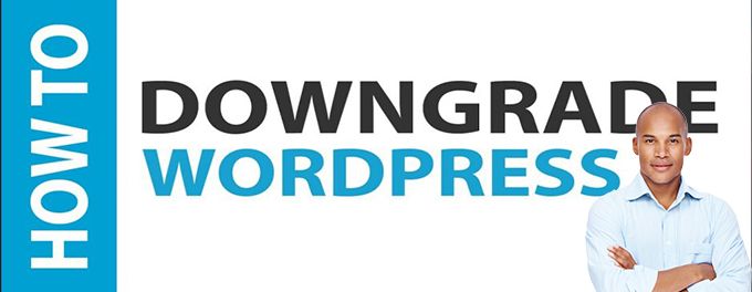 Downgrade to previous Wordpress version