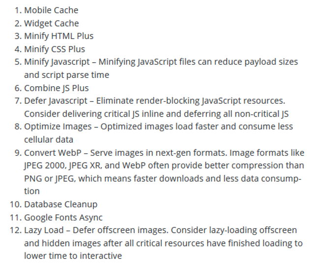 WP Fastest Cache premium version