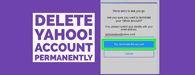 How can I delete my Yahoo Mail Account