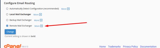 Zoho Mail set up Cpanel Remote Mail Exchanger